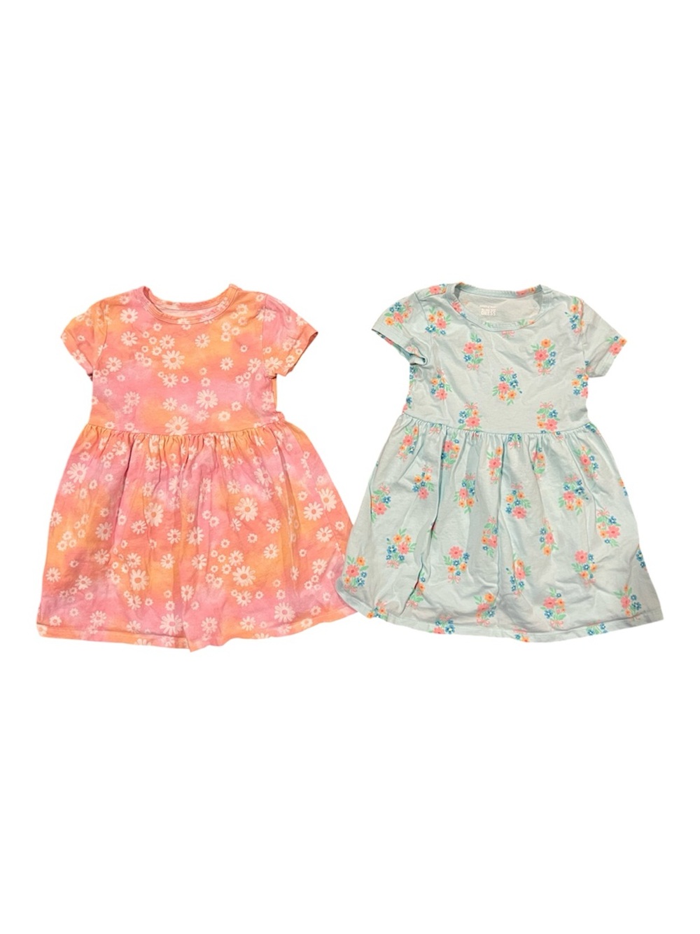 Jumping Beans All-Day-Play Floral Dresses Set of Two Size 4T